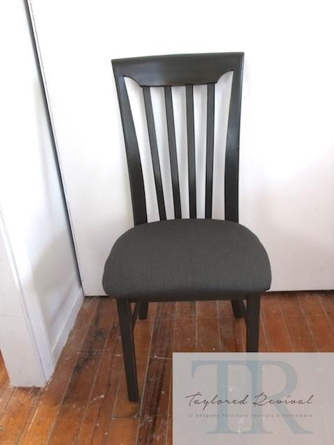 Commissioned dining room suite in antique black