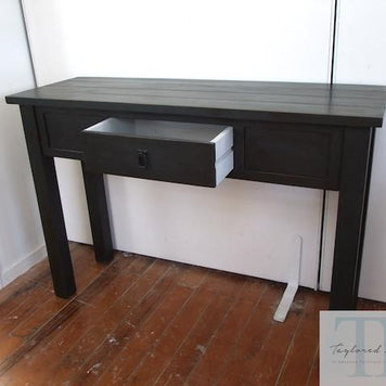 Commissioned dining room suite in antique black