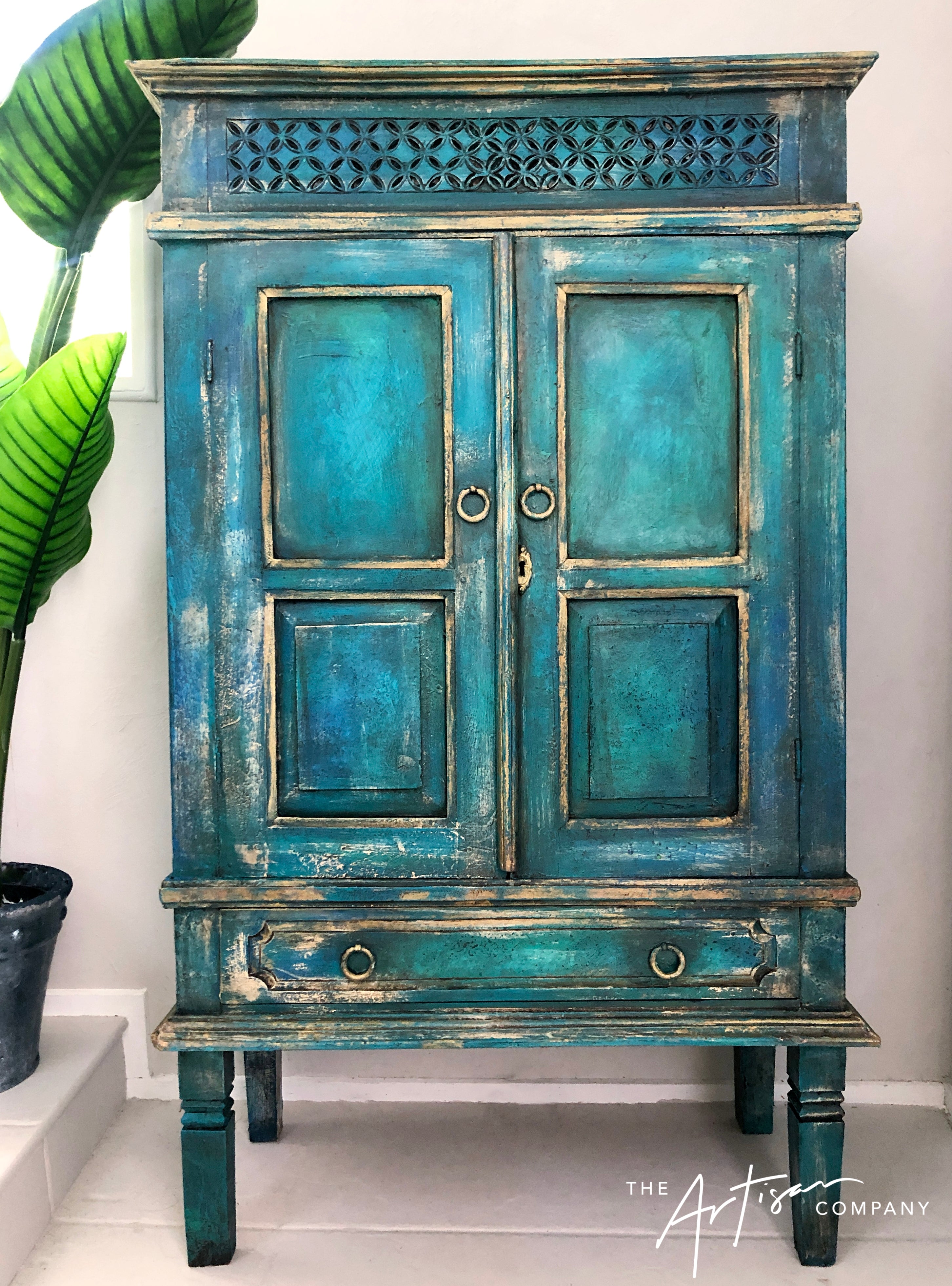 Not For Sale - Artisan textured rustic Cabinet