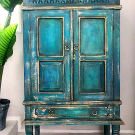 Not For Sale - Artisan textured rustic Cabinet