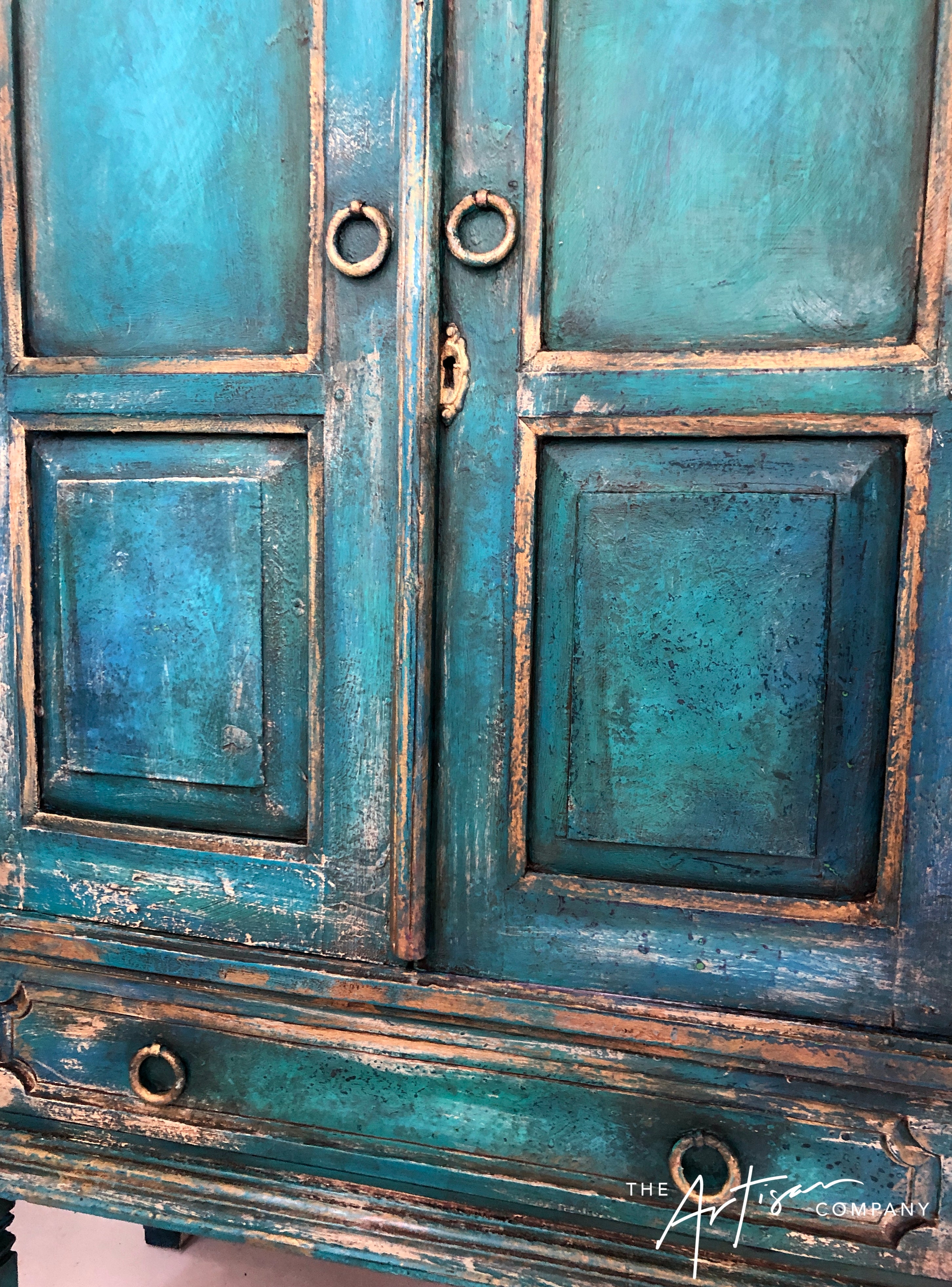 Not For Sale - Artisan textured rustic Cabinet