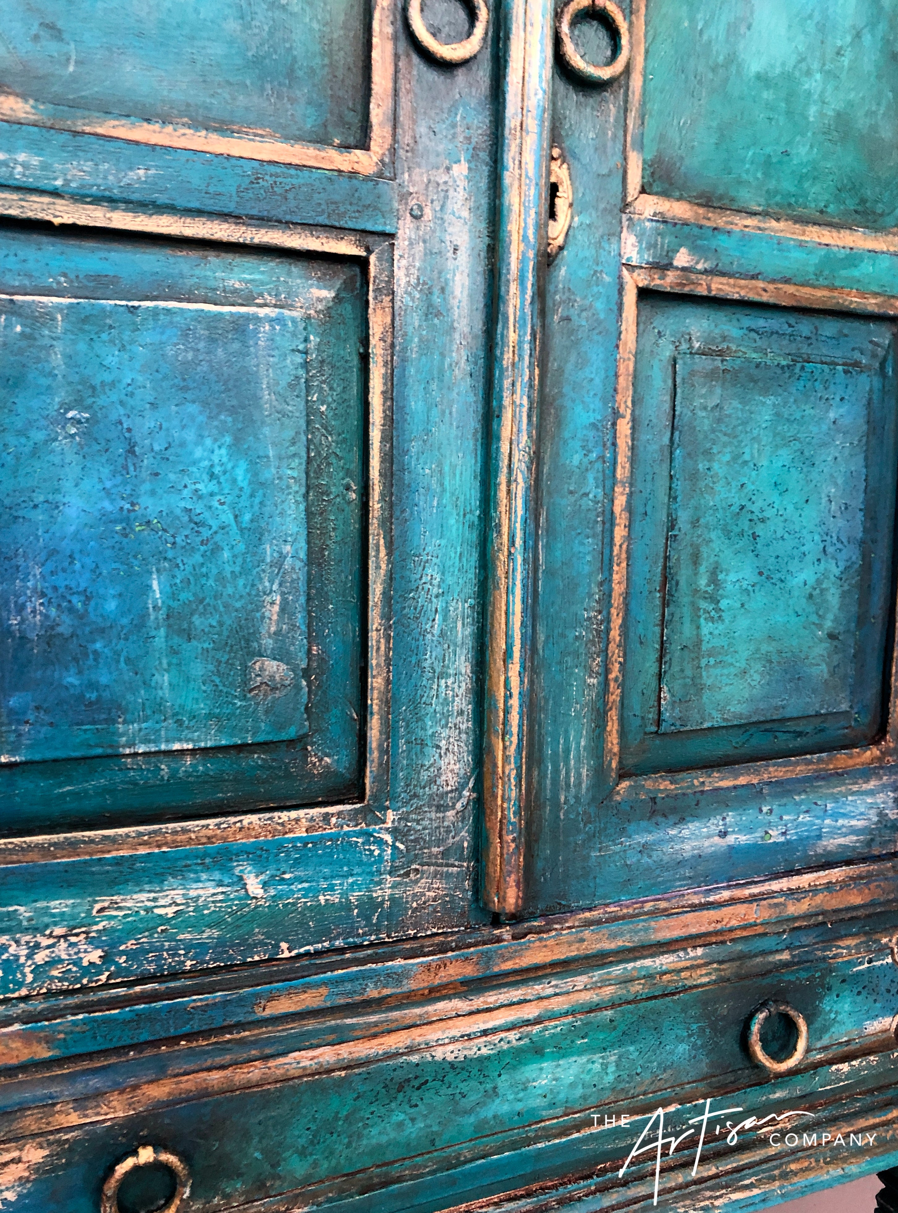 Not For Sale - Artisan textured rustic Cabinet