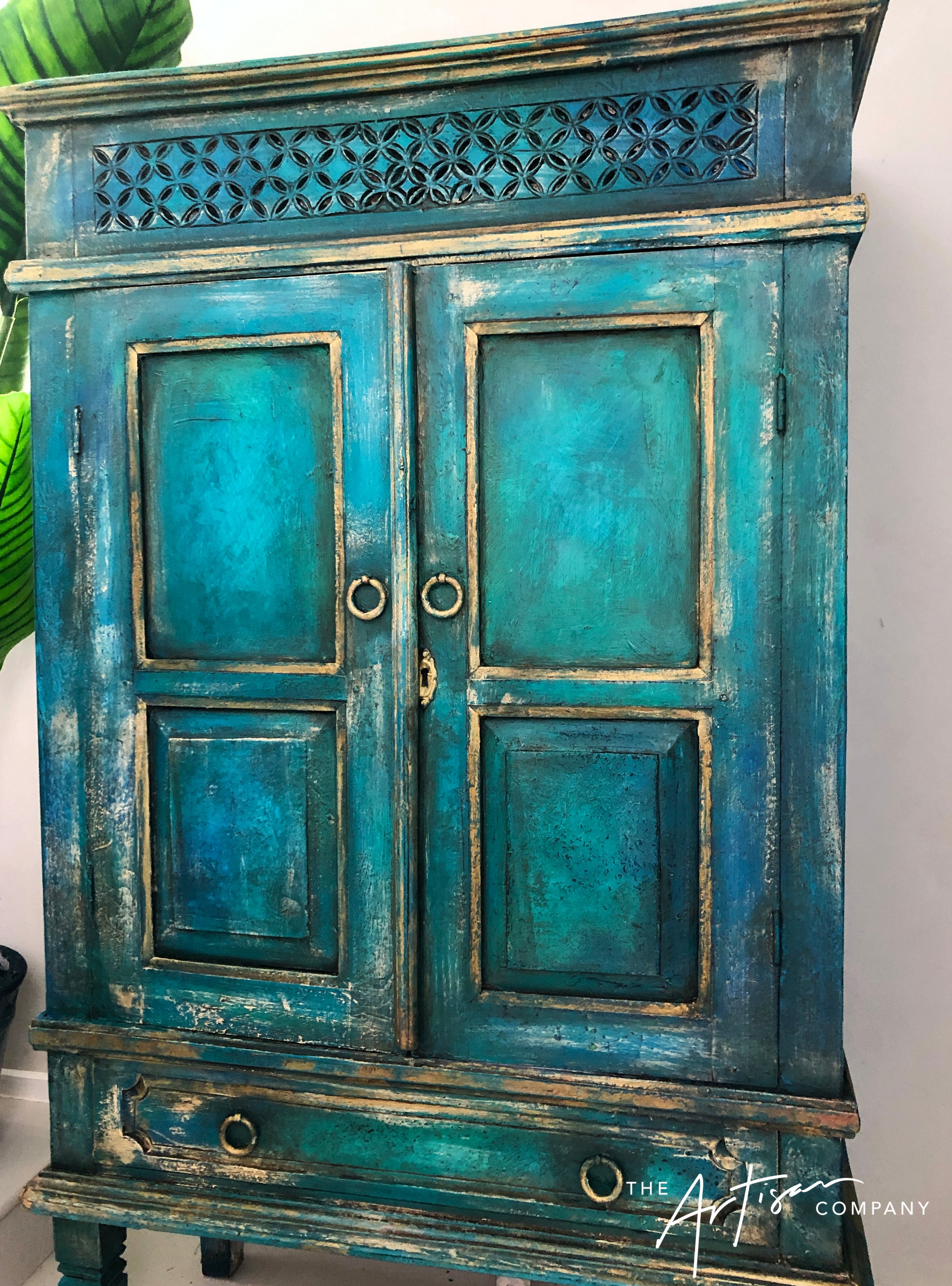 Not For Sale - Artisan textured rustic Cabinet