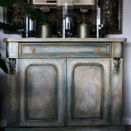 Not For Sale - Textured Rustic and aged Sideboard