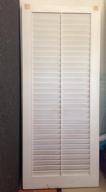 Not For Sale - commissioned headboard shutters