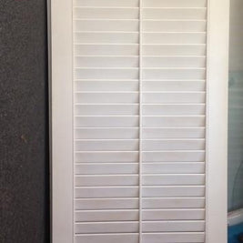 Not For Sale - commissioned headboard shutters