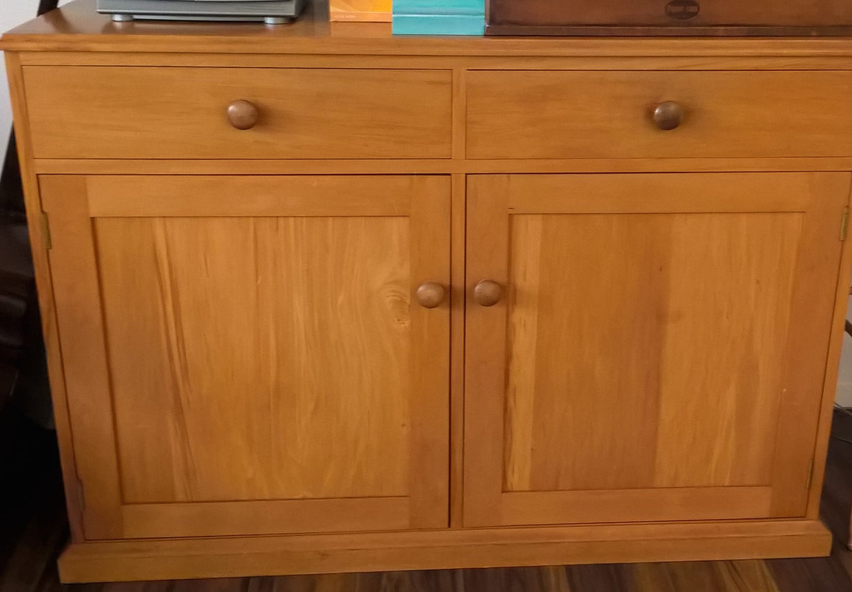Sideboard: Louis Blue with Florence Wash