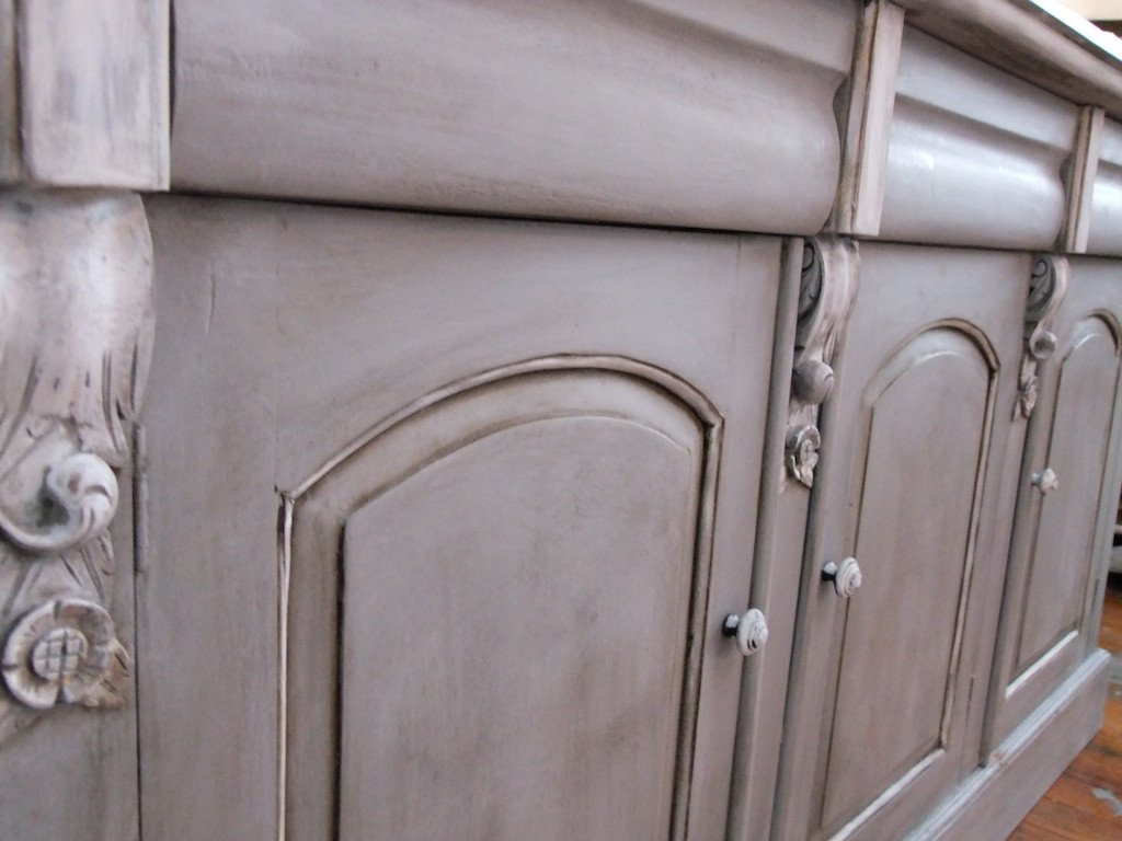 Not For Sale - Commissioned Sideboard in Paris Grey and White