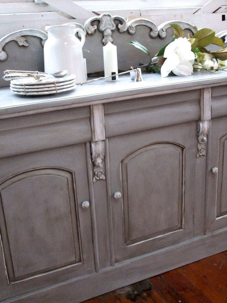 Not For Sale - Commissioned Sideboard in Paris Grey and White