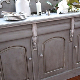 Not For Sale - Commissioned Sideboard in Paris Grey and White