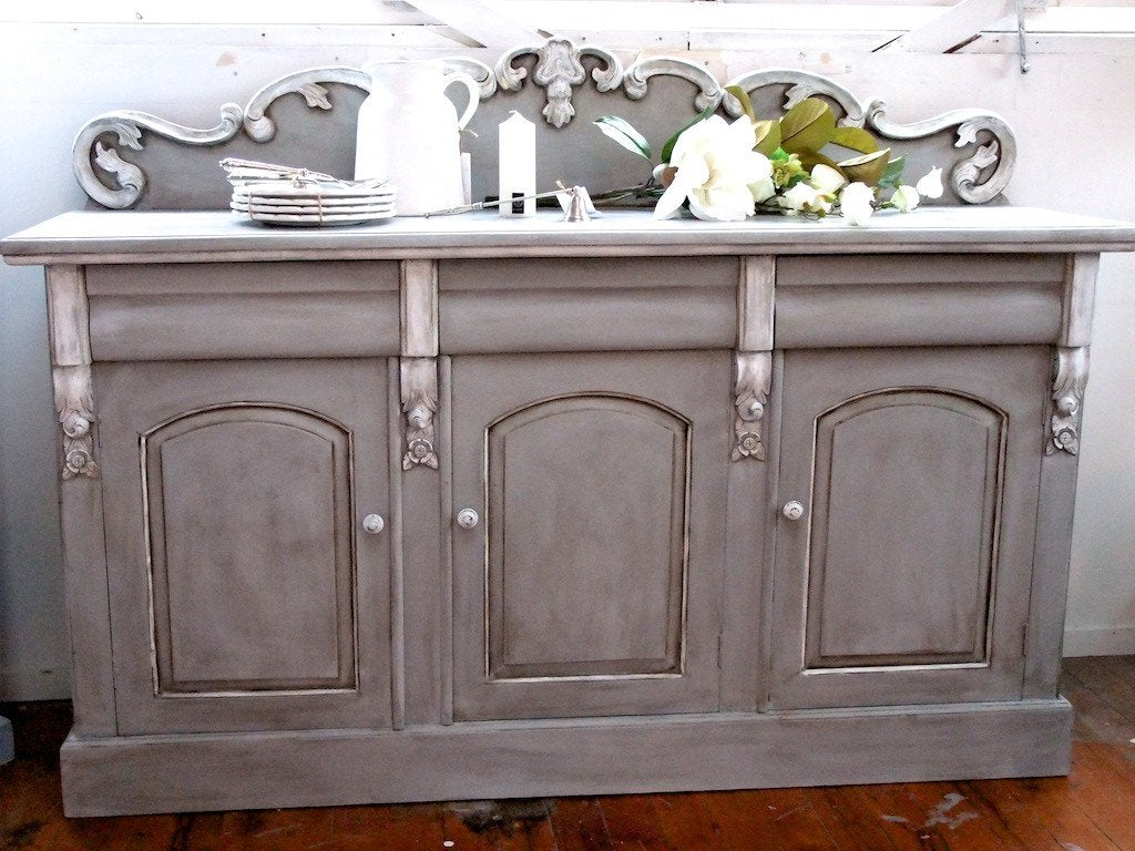 Not For Sale - Commissioned Sideboard in Paris Grey and White
