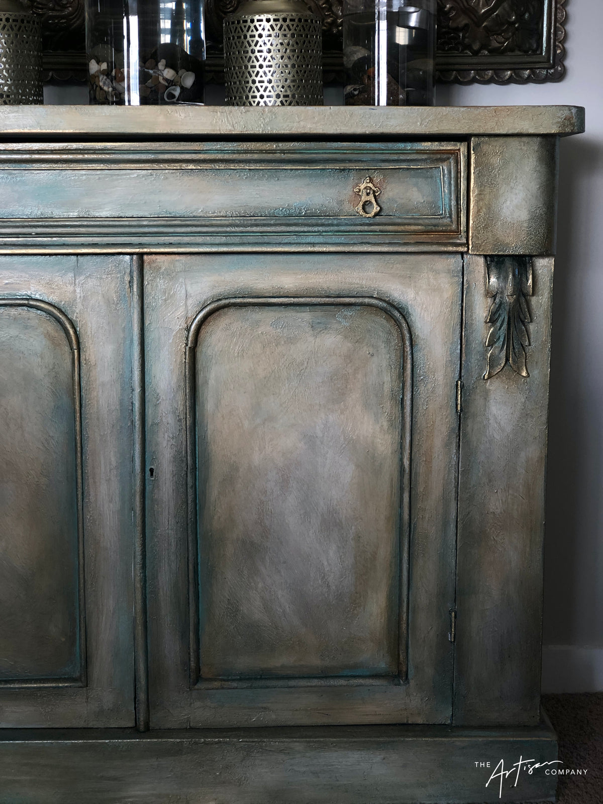 Not For Sale - Textured Rustic and aged Sideboard