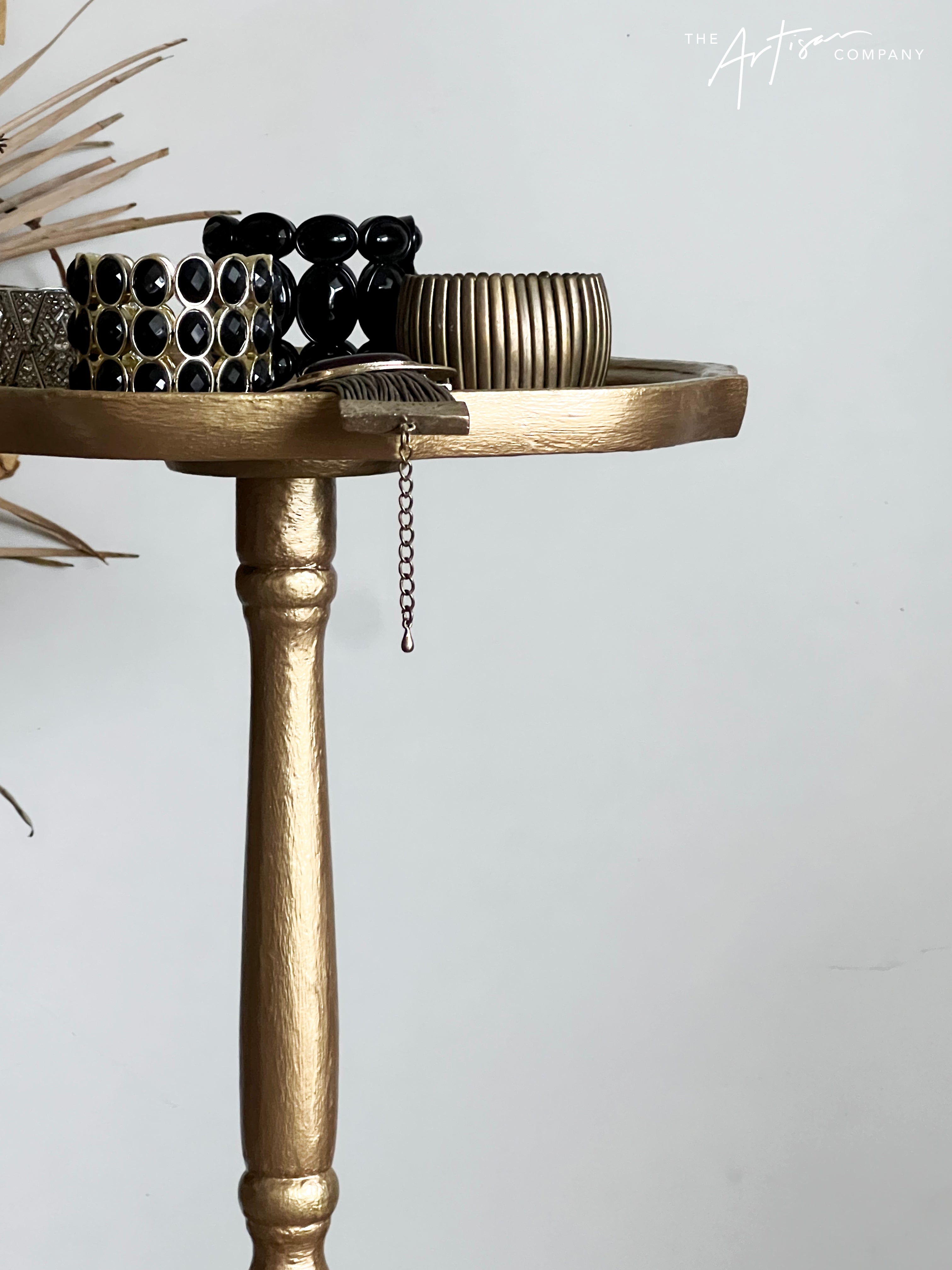 Not For Sale - Table with texture, layered in Somerset Gold and Artemis Bronze - Metallic Alchemy Range (video included)