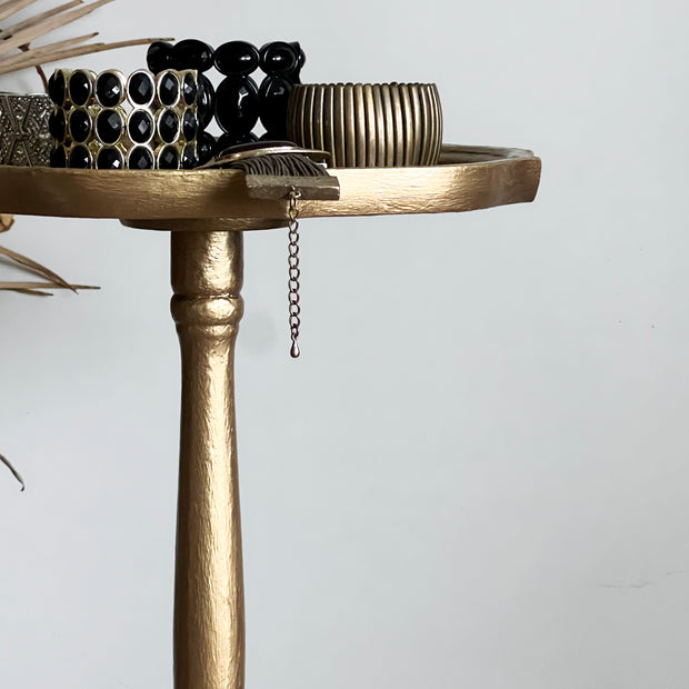 Not For Sale - Table with texture, layered in Somerset Gold and Artemis Bronze - Metallic Alchemy Range (video included)