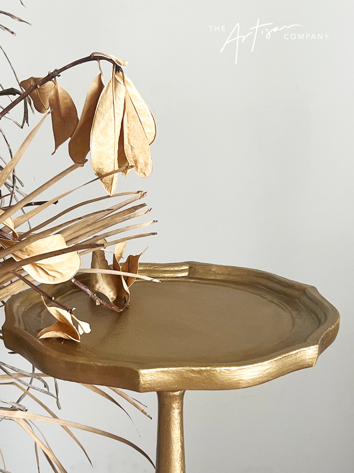 Not For Sale - Table with texture, layered in Somerset Gold and Artemis Bronze - Metallic Alchemy Range (video included)