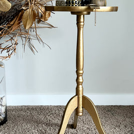 Not For Sale - Table with texture, layered in Somerset Gold and Artemis Bronze - Metallic Alchemy Range (video included)