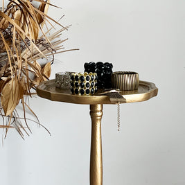 Not For Sale - Table with texture, layered in Somerset Gold and Artemis Bronze - Metallic Alchemy Range (video included)