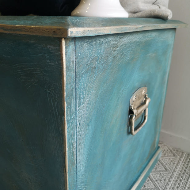 Not For Sale - Commissioned box in Casper and multiple Vintro coloured waxes in a rustic finish