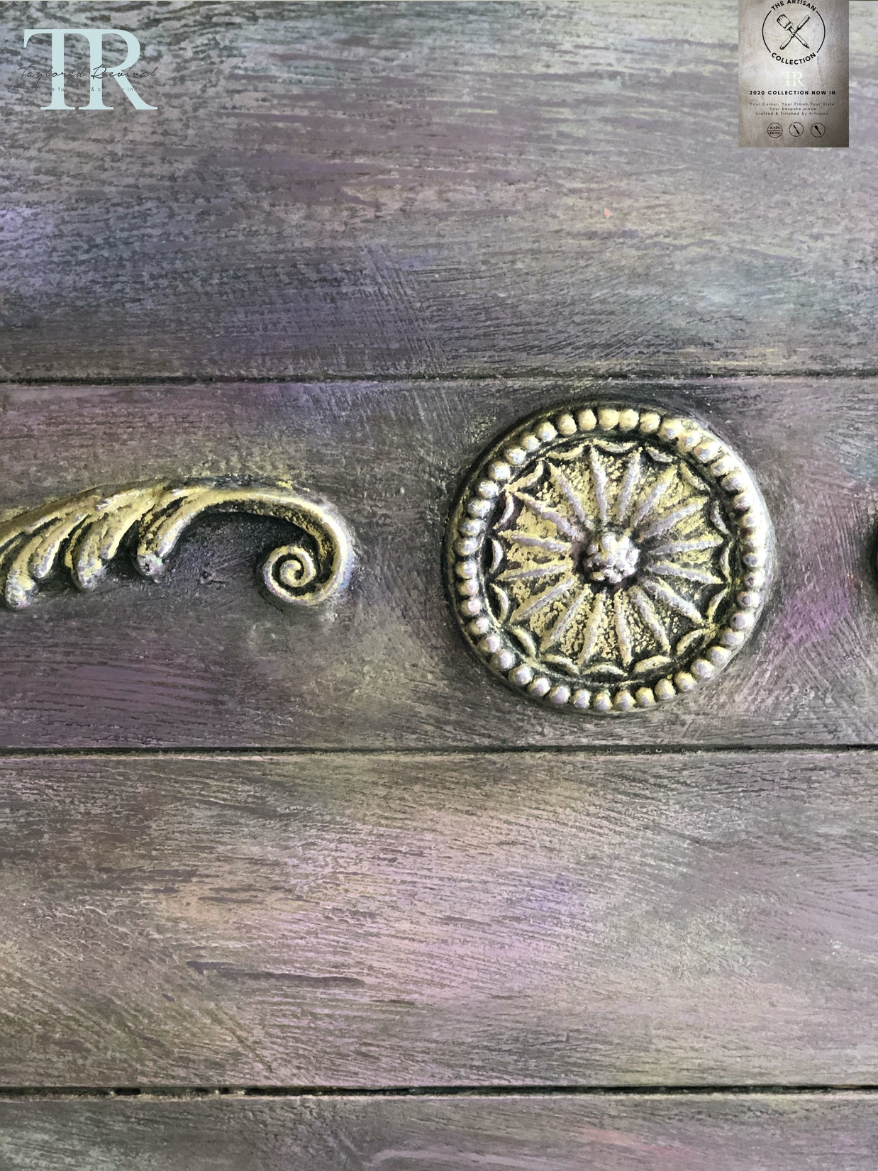 Not For Sale - Commissioned Box in Wild Heather and multiple Vintro coloured waxes in a Rustic finish