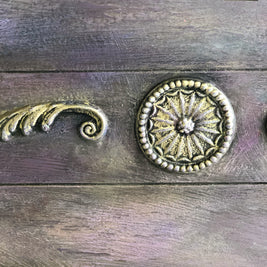 Not For Sale - Commissioned Box in Wild Heather and multiple Vintro coloured waxes in a Rustic finish