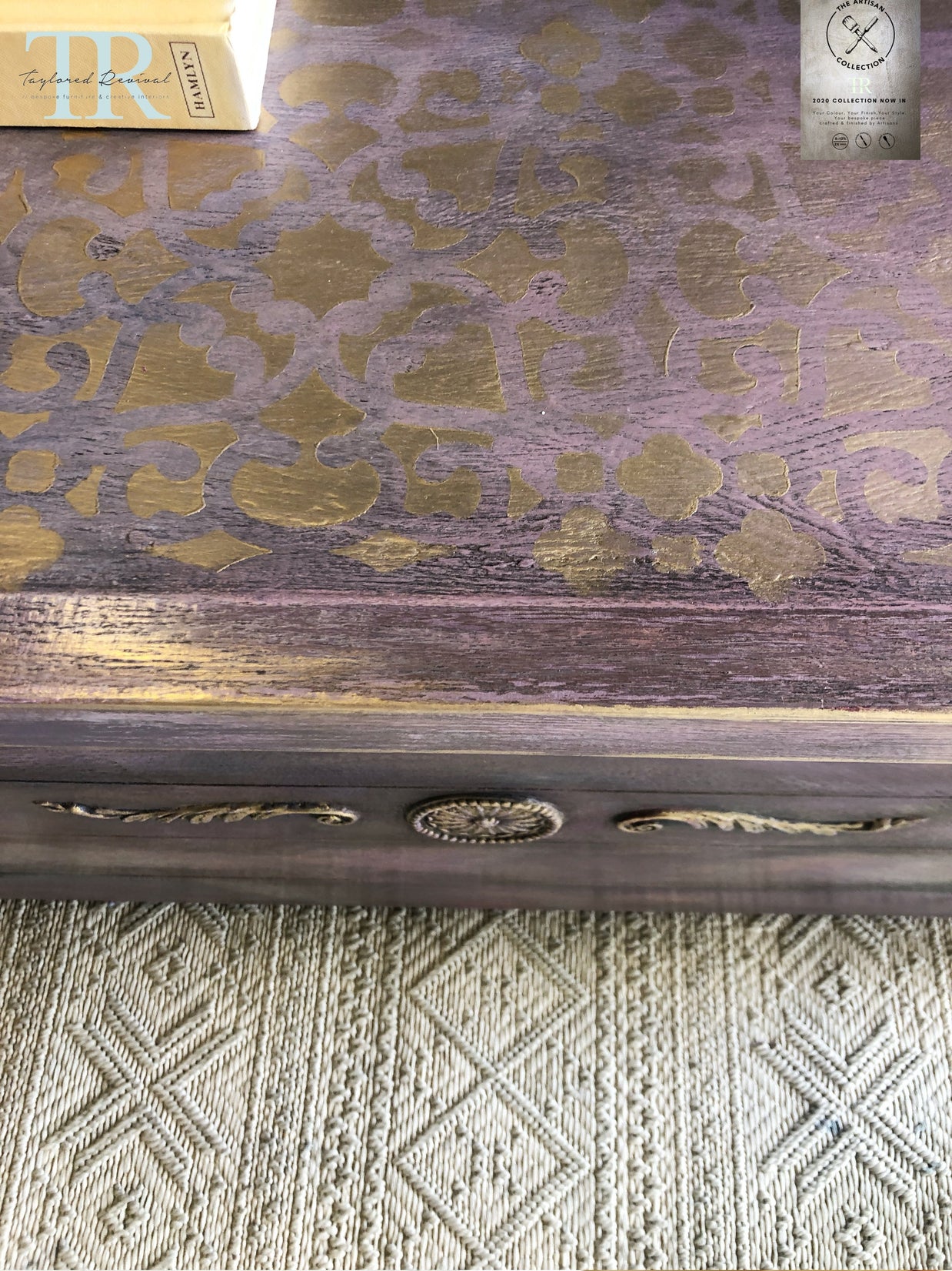 Not For Sale - Commissioned Box in Wild Heather and multiple Vintro coloured waxes in a Rustic finish