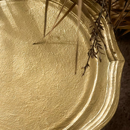 Not For Sale - Table with texture, layered in Somerset Gold and Artemis Bronze - Metallic Alchemy Range (video included)