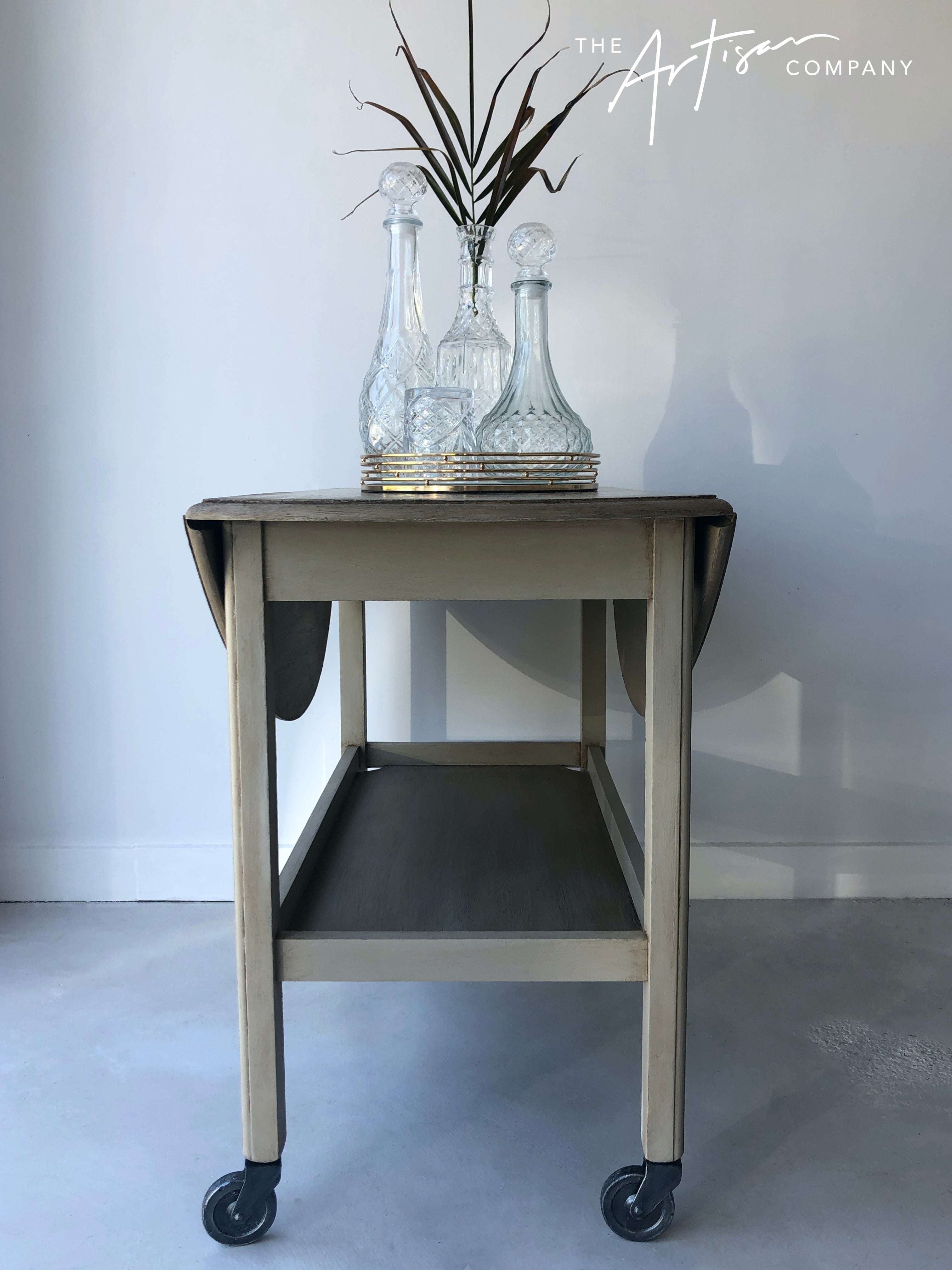 Not For Sale - Commissioned Dropside Tea Trolley