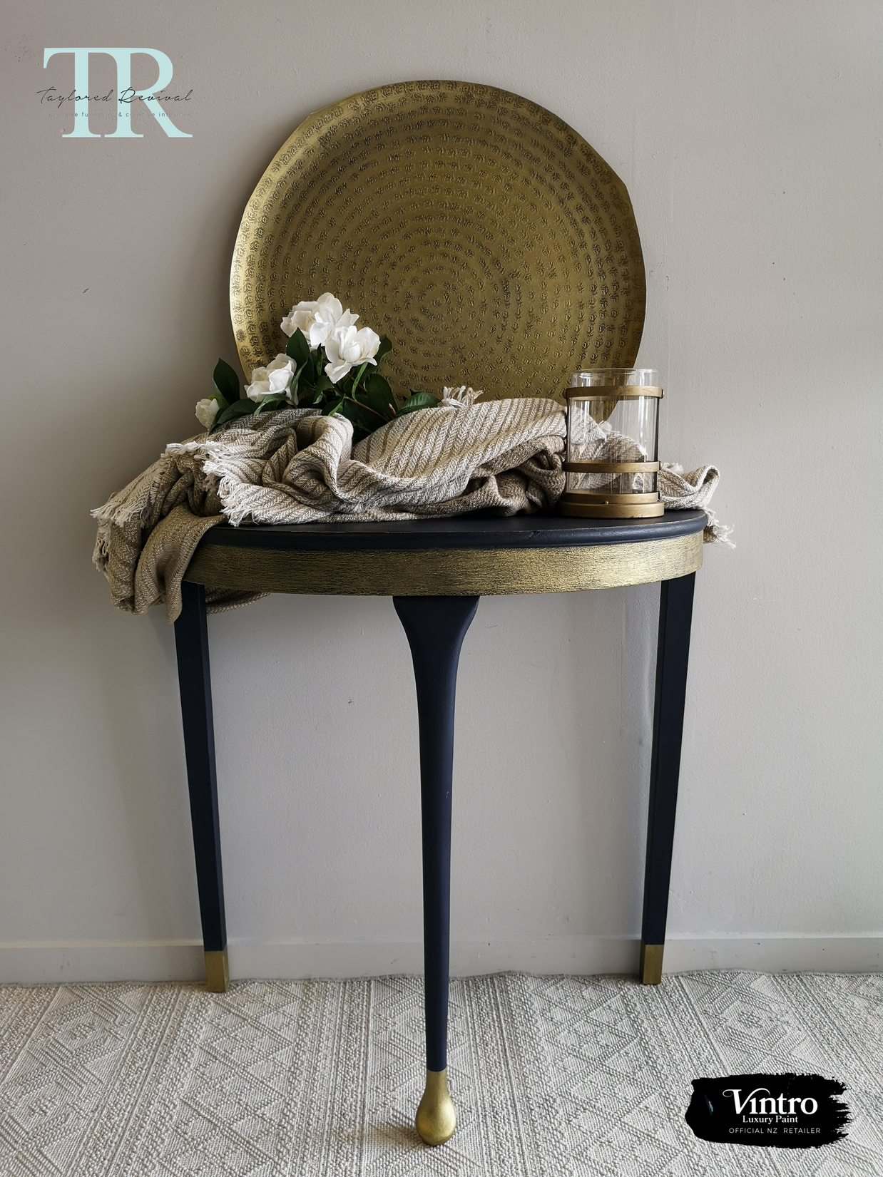 Not For Sale - Trelise: Small Half round table