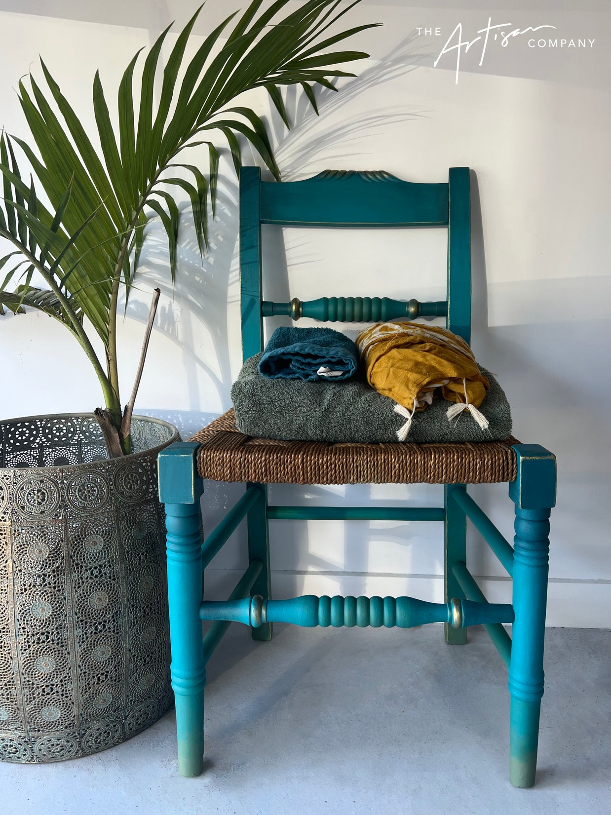 Not For Sale - Blended Artisan Velvet Luxe - Tropical Style Chair
