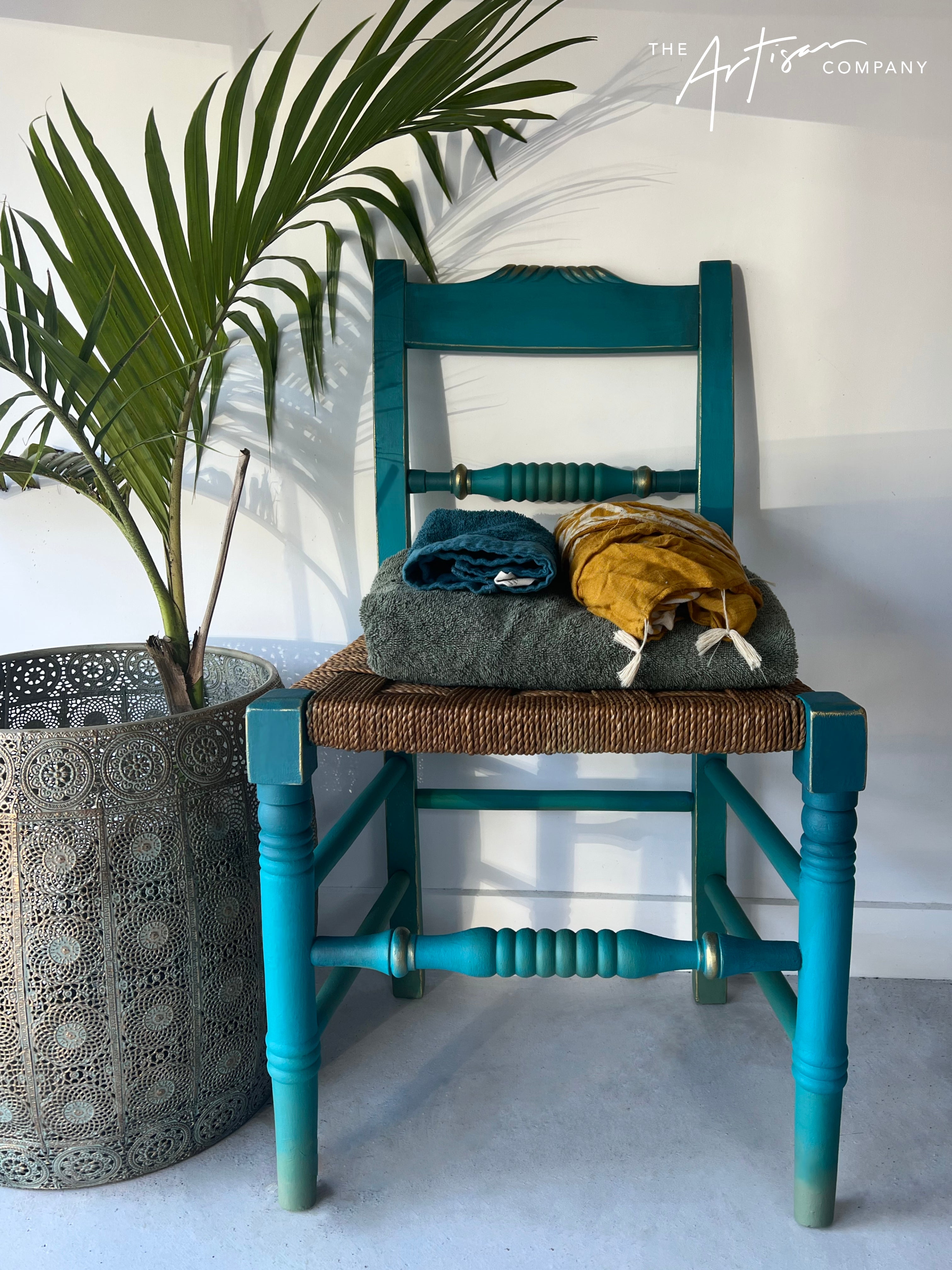 Not For Sale - Blended Artisan Velvet Luxe - Tropical Style Chair