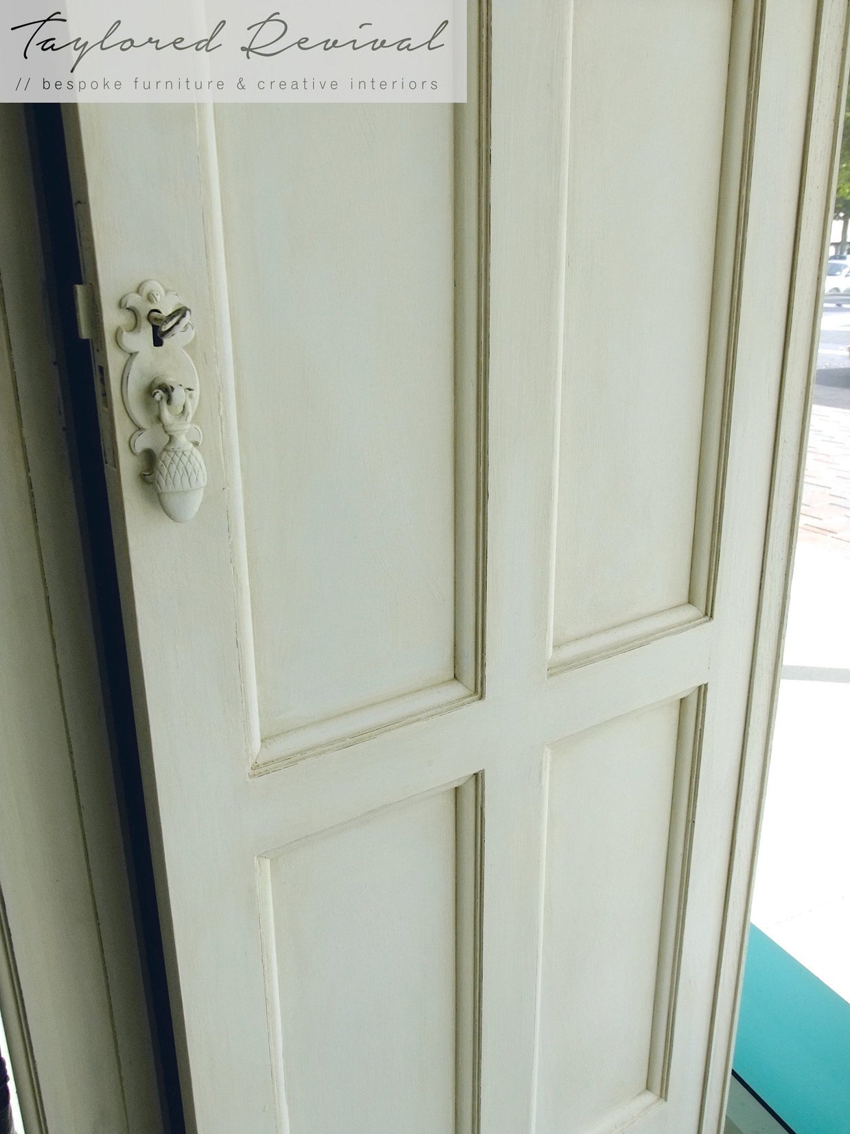 Not For Sale - Wardrobe in Old White and Country Grey