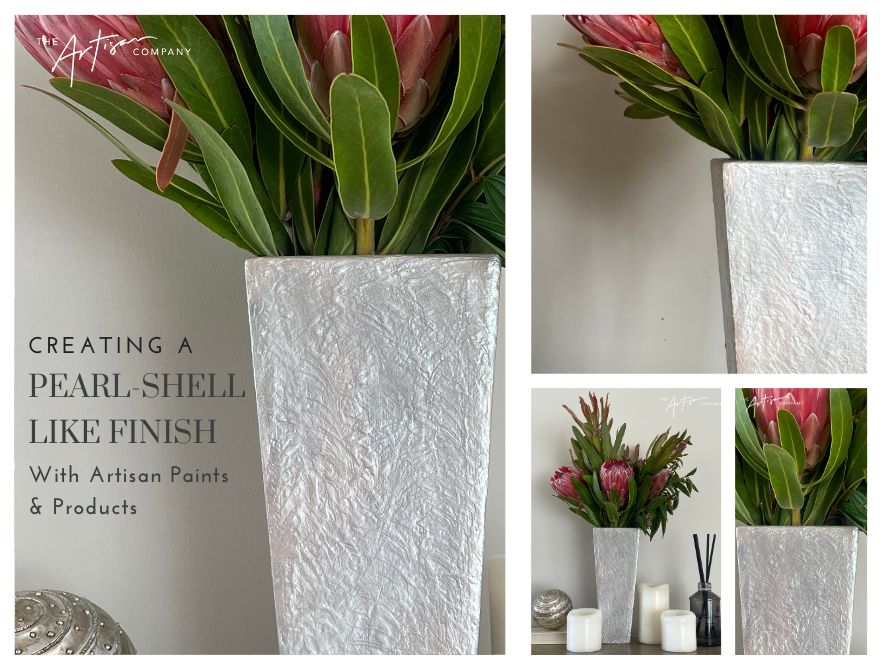 Creating an Artisan Pearl-Shell like finish