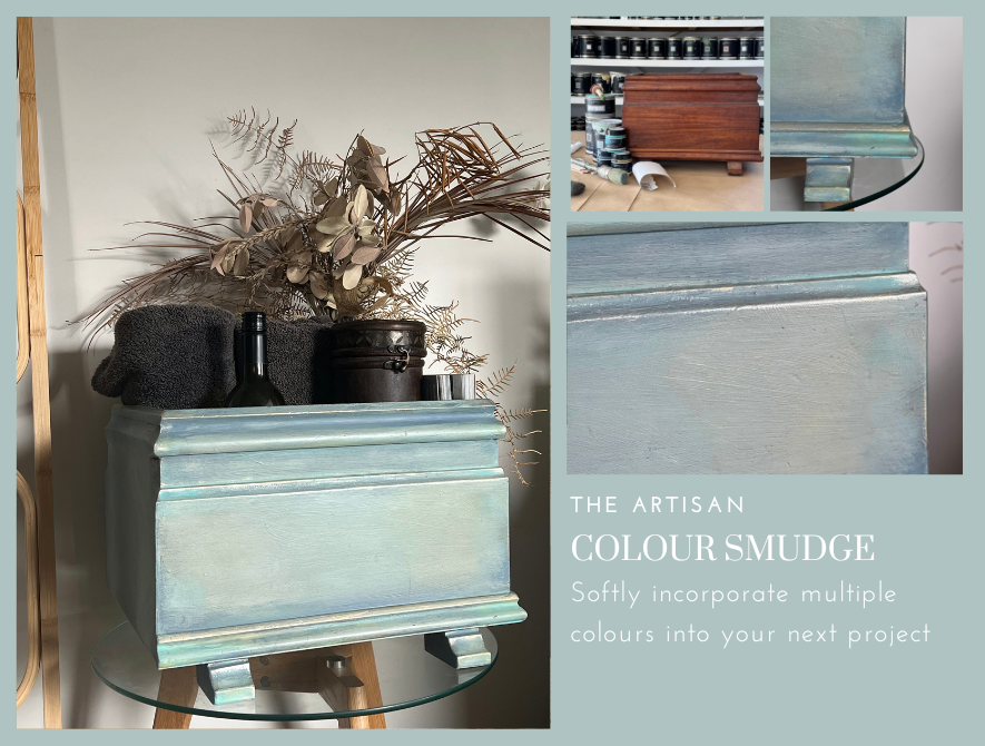 The Artisan Colour Smudge: How to incorporate multiple artisan colours into your project softly