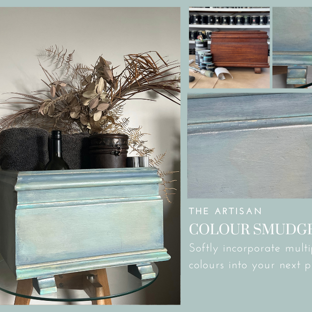 The Artisan Colour Smudge: How to incorporate multiple artisan colours into your project softly